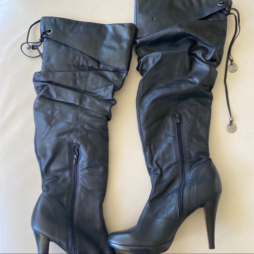 Jessica Simpson Black Knee High Boots